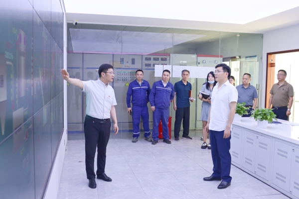 武漢市生態(tài)環(huán)境局黨組書記、局長張朝輝蒞臨武漢漢氏環(huán)?？疾煺{(diào)研
